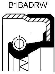 CORTECO Pierscień uszczelniający wału, skrzynia przeniesienia n 01035170B