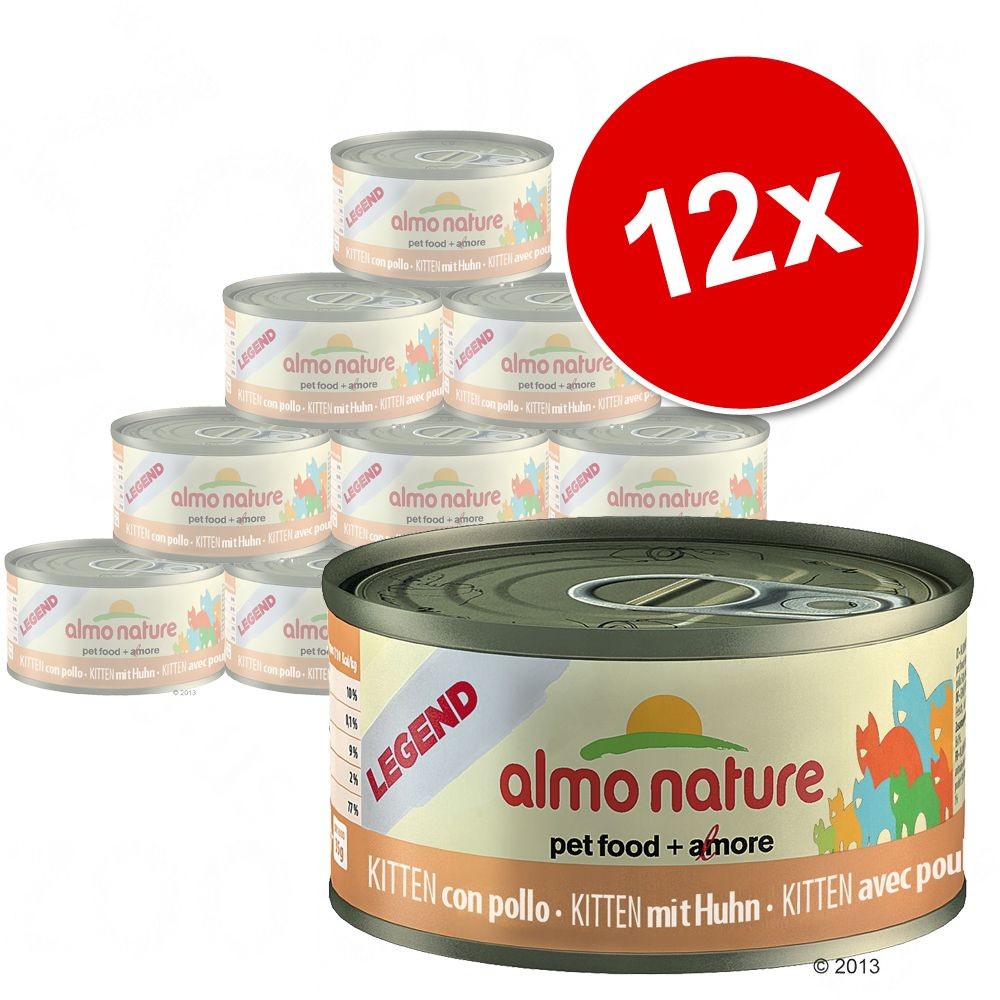 Almo Nature Classic Almo Nature Legend Kitten, 12 X 70 G - Kurczak