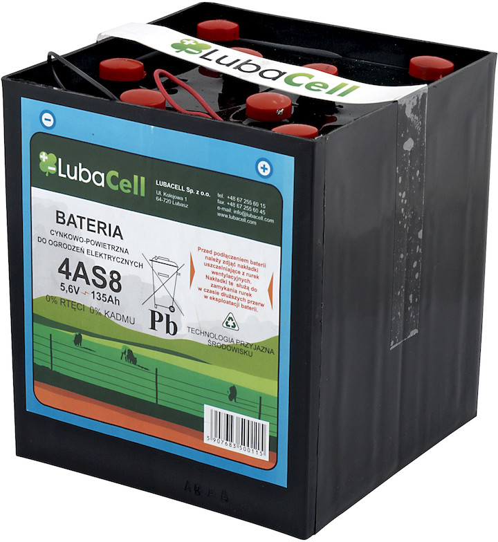 Bateria sucha cynkowo-powietrzna, 5,6 V, 135 Ah