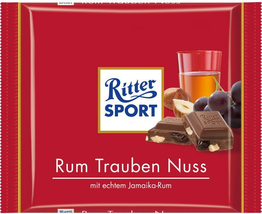 Ritter Sport Rum Trauben Nuss 100g