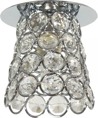 Candellux Podtynkowa halogenowa OPRAWA sufitowa OCZKO SK-72 2203966 Chrom transparentny