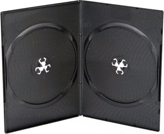 Omega Pudełko DVD 7MM VIDEO BOX ULTRA SLIM 2 BLACK 56919 D2DSS2