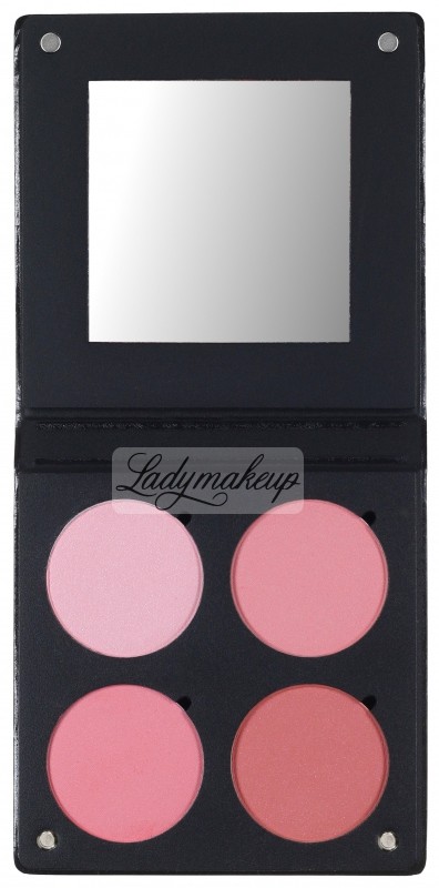 MAKE-UP Atelier Paris PALETTE 4 BLUSH 3D - Paleta 4 róży - PINKY MAPBL3D-PINKY