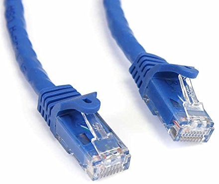 STARTECH.COM 15 ft Snagless Startech Cat6 UTP Patchkabel, ETL-Verified, czarna, spig9, niebieski  niebieski N6PATCH100BL