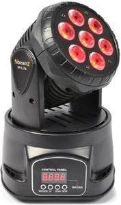 Beamz MHL-74 Głowica Mini Wash 7X10W DMX 13-kanałowy RGBW sky-150.518