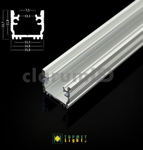 Topmet Light Profil do montażu taśm LED FLOOR12 - 2 m B1020020
