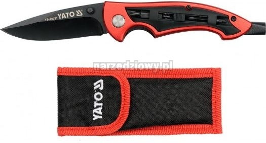 Yato nóż składany z bitami w pokrowcu YT-76031