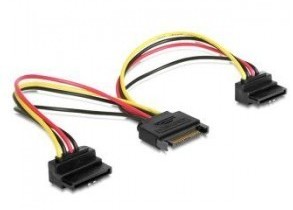 Gembird KABEL SATA ZASILAJĄCY(M)-> SATA(F)90