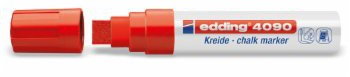 Edding Marker Suchościeralny DO SZKŁA ŚCIĘTA KOŃCÓWKA 4-15MM CZERWONY