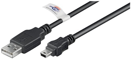 Wentronic wtykiem mini 5 pinowe złącze na przewód USB (A-B) 1,8 m 4040849939020