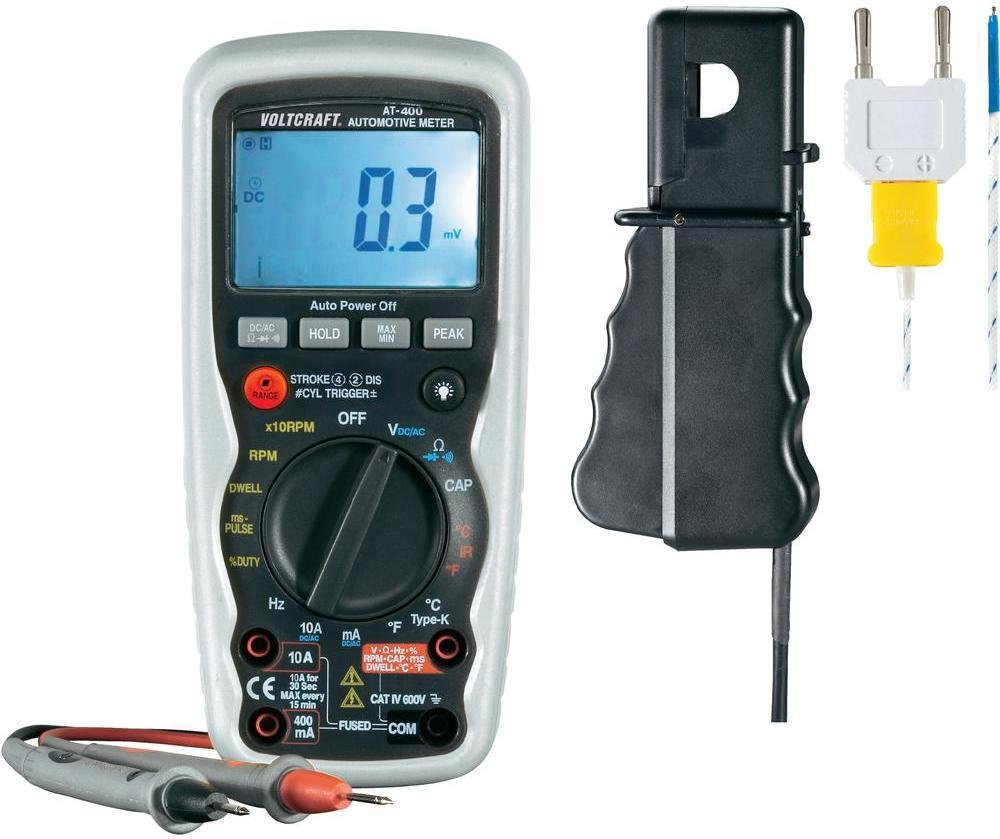 Voltcraft Multimetr samochodowy AT-400 IP67 CAT IV 600 V