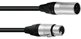 Psso PSSO 30227823 przewód DMX-XLR (F)/XLR (M) 5-biegunowy 1,5 m 30227823