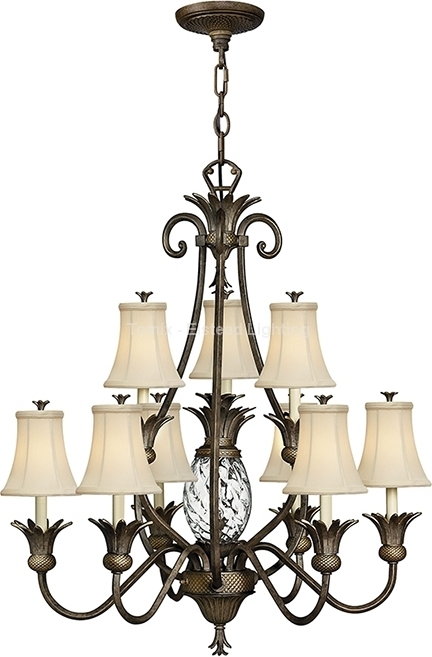 Elstead Lighting Lampa wisząca PLANTATION kol. PERŁOWY BRĄZ (HK/PLANT10 PZ) - Hinkley -