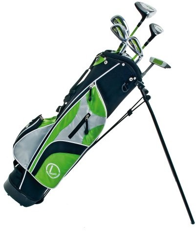 Longridge Kinder Golfschläger Junior Challenger Set Kinder 6 Schläger Alter 12+, Grün/Schwarz, Rh (JUPCH12GR)