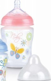 Nuby Butelka antykolkowa z 5 sterylnymi wkładami, 180ml NBNT92466
