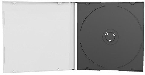 Media Range BOX21-M pusty pudełko na CD (50-ER sztuka) Czarny 4260057123817