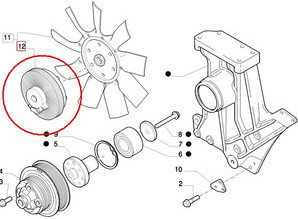 CNH SPRZĘGŁO WISKOZOWE 87383689