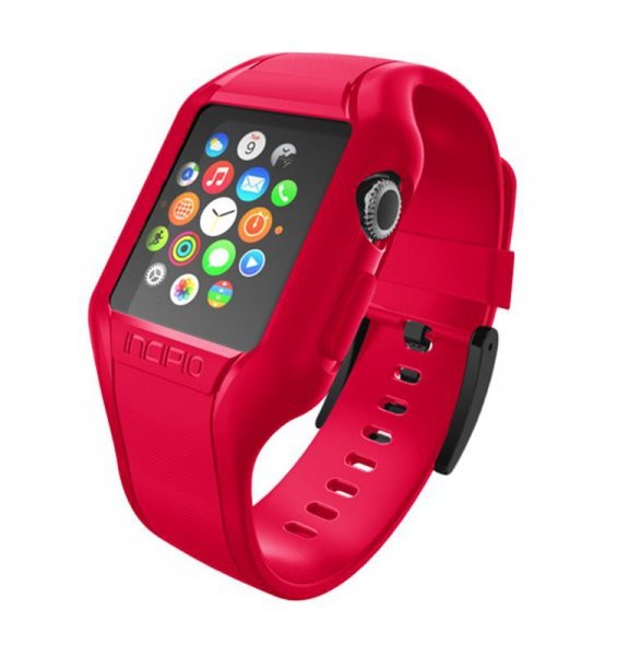 Incipio NGP Strap - Elastyczny Pasek do Apple Watch 42mm (czerwony) WBND-012-RED