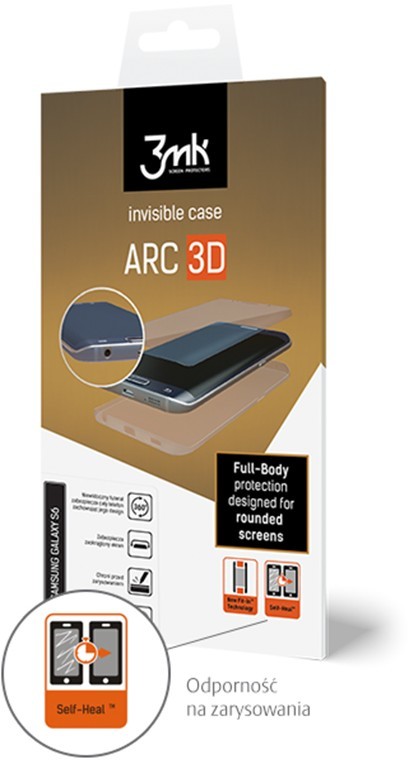 3MK Arc 3D Folia ochronna fullbody na Samsung Galaxy S6 Edge BEZBARWNY TWORZYWO SZTUCZNE (70779)