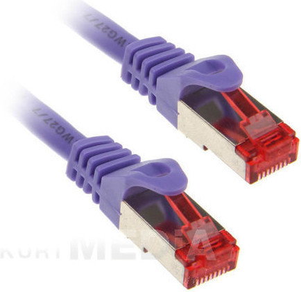 InLine 0,5m Cat.6 Kabel sieciowy 1000 Mbit RJ45 - fioletowy (4043718036486)