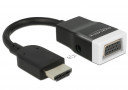 Delock Adapter AV HDMI męskie - D-Sub15 żeńskie +Audio 65587