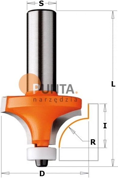CMT FREZY ZAOKRĄGLAJĄCE DO TWARDYCH MATERIAŁÓW 980.503.11