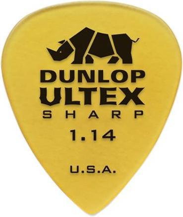Dunlop Ultex Sharp 1,14 - kostka gitarowa, 6 sztuk DL P 0086 433P1,14 mm