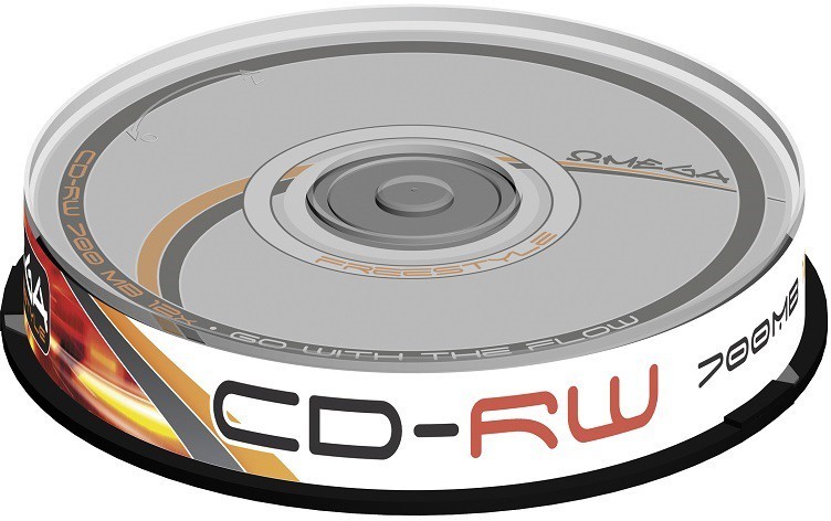 Omega FREESTYLE CD-RW 700MB 52X CAKE 10szt 56243