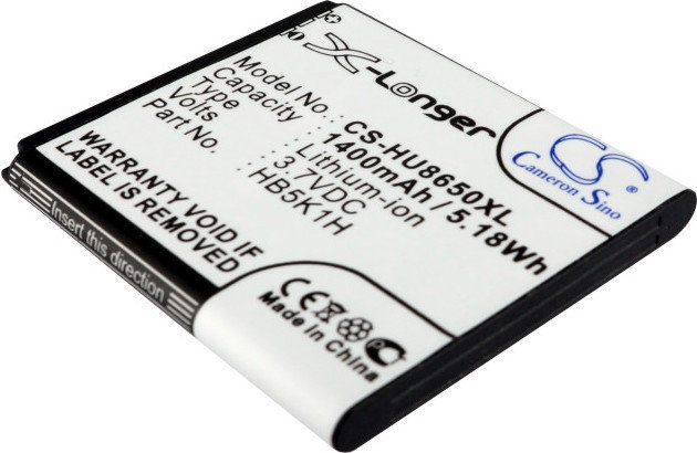 Cameron Sino Huawei C8650 / HB5K1H 1400mAh 5.18Wh Li-Ion 3.7V CS-HU8650XL