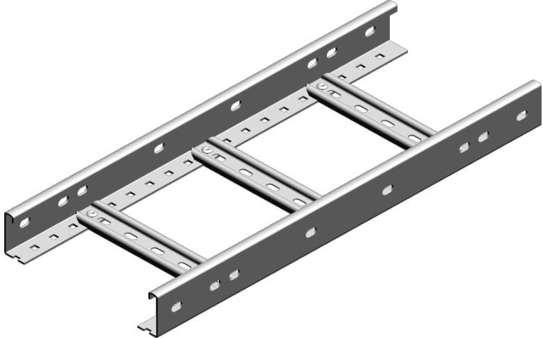 3M Drabinka kablowa ocynkowana 200x50mm gr.1,5mm długość DKP200H50/3 455420 BAKS