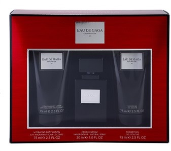 Lady Gaga Eau De Gaga 001mleczko do ciała 75ml + woda perfumowana 30ml + żel pod prysznic 75ml