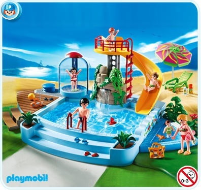 Playmobil Basen odkryty ze zjedalni 4858