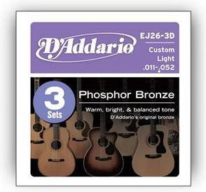 DAddario D´Addario EJ26-3D struny do gitary akustycznej