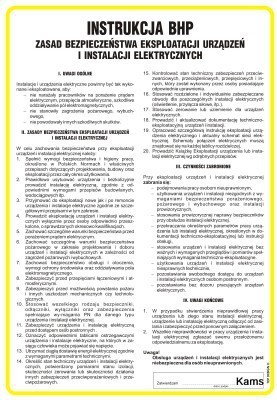 TD IAF17 Instrukcja ogólna zasad bezpieczeństwa eksploatacji urządzeń i instalac