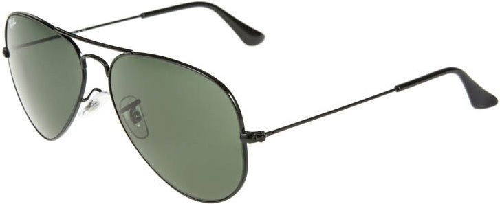 Ray Ban AVIATOR Okulary przeciwsłoneczne czarny 0RB3025