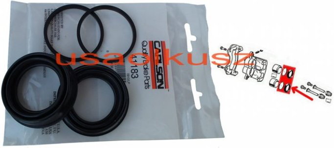 CARLSON Zestaw naprawczy przedniego zacisku TEVES Jeep Grand Cherokee 1999-2002
