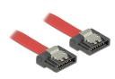 Delock SATA III / SATA 0.1 m, FLEXI, Czerwony 83832