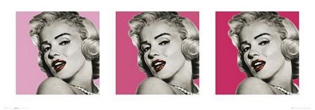 GBeye Marilyn Monroe Triptych - reprodukcja PN0097