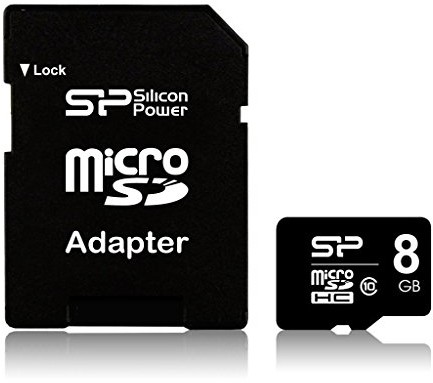 Silicon Power Elite 8GB microSDHC UHS-I pami$144$145 flash 4712702628166