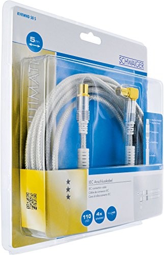 Schwaiger GmbH Schwaiger KVKWHD50S 531 kabel koncentryczny 4004005205343
