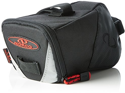 Norco Fahrradtasche Idaho Satteltasche Maxi, Schwarz, 15 X 10 X 15 Cm, 0.75 Liter, 0256M (0256M_Schwarz_25 x 20 x 10 cm, 13 Liter)