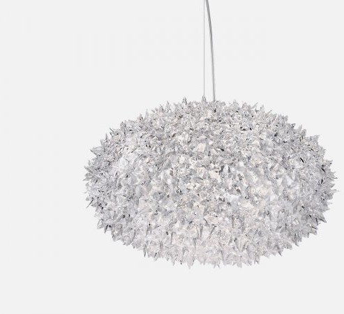 Kartell Lampa Wisząca Bloom transparentna kryształowa - 9265-B4