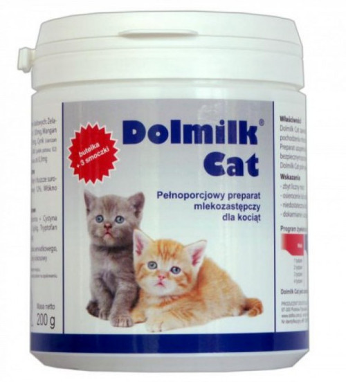 Dolfos Dolmilk Cat Mleko w proszku dla kociąt 200g
