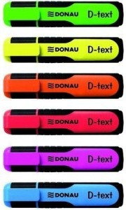 Donau Zestaw zakreślaczy D-TEXT 4 szt. H2960