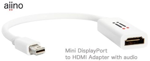 Aiino aimdp 2 m MDP kabel Mini DisplayPort to HDMI with audio