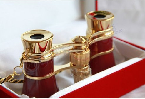 Delta Optical teatralna z łańcuszkiem 3x25