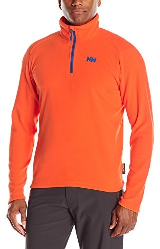 Helly Hansen Herren Daybreaker 1/2 Zip Fleece-Pullover, Magma, M