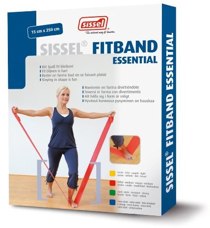 Sissel Physiotherpie Taśma Fit Essentials, Niebieski, Jeden Rozmiar (5287)