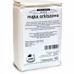 Natural Mąka ORKISZOWA BIAŁA drobna 1kg