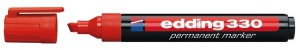 Edding AMEX Marker permanentny 330 ścięty czerwony AM169-3